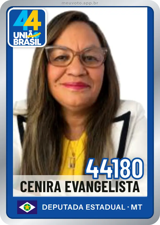 Carta de Cenira Evangelista, número 44180, União