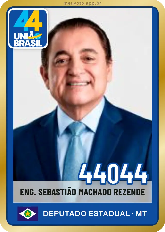 Carta de Eng. Sebastião Machado Rezende, número 44044, União