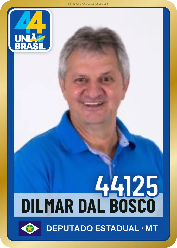 Carta de Dilmar Dal Bosco, número 44125, União