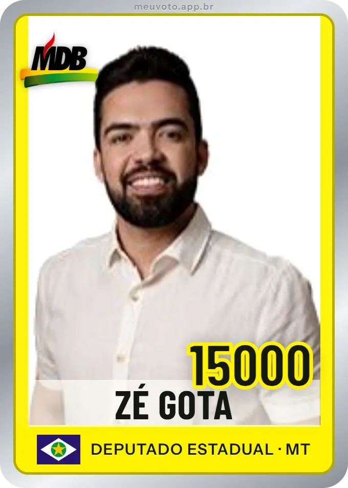 Carta de Zé Gota, número 15000, MDB