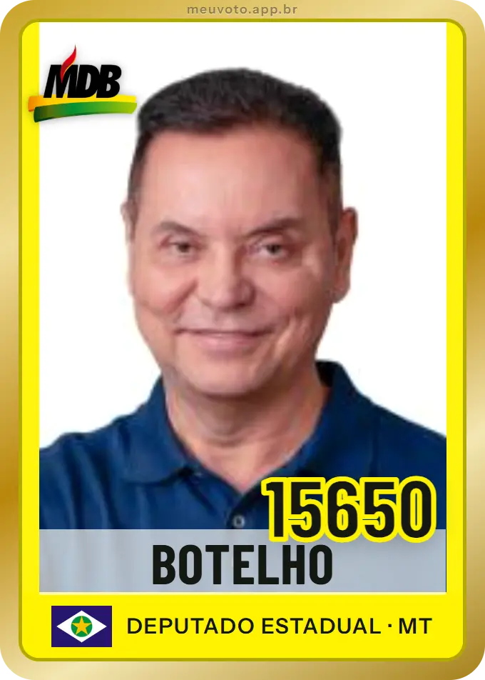 Carta de Botelho, número 15650, MDB