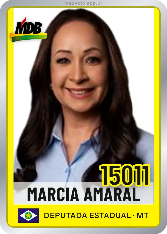 Carta de Marcia Amaral, número 15011, MDB