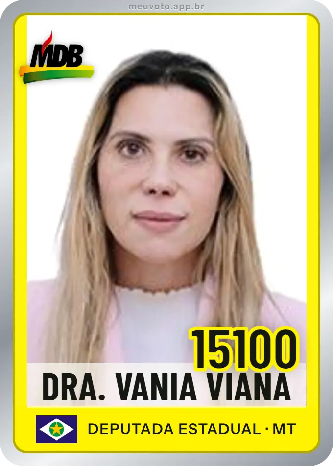 Carta de Dra. Vania Viana, número 15100, MDB