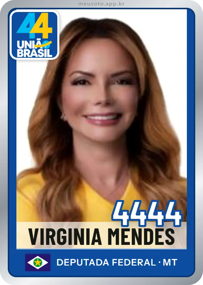 Carta de Virginia Mendes, número 4444, União