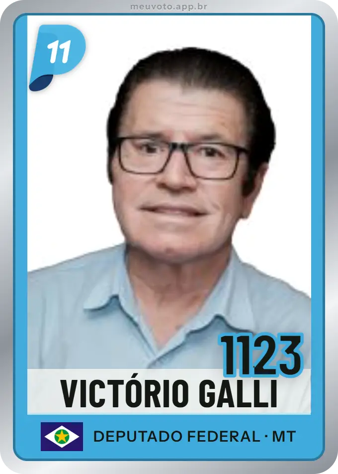 Carta de Victório Galli, número 1123, PP