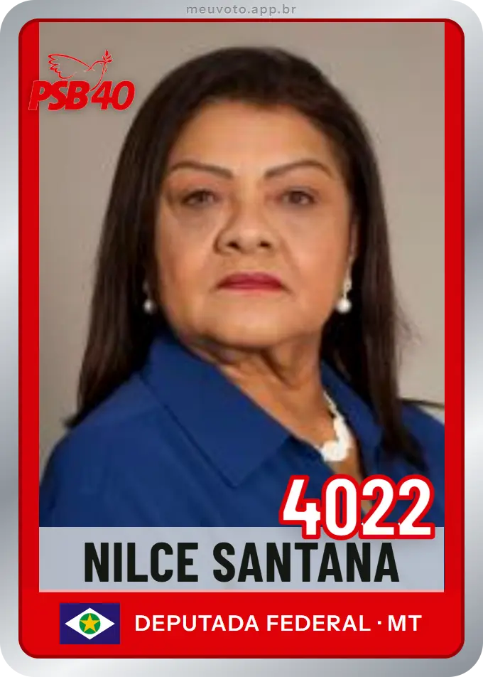 Carta de Nilce Santana, número 4022, PSB