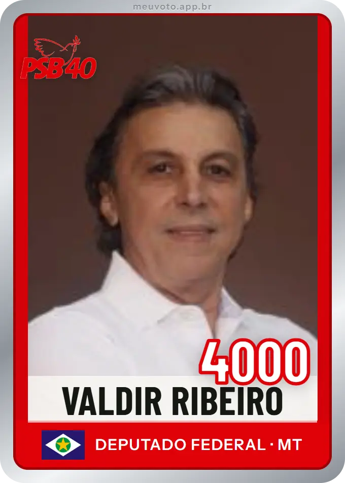 Carta de Valdir Ribeiro, número 4000, PSB