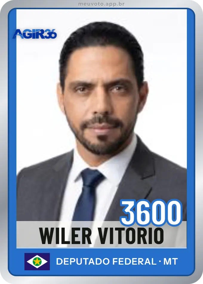 Carta de Wiler Vitorio, número 3600, Agir