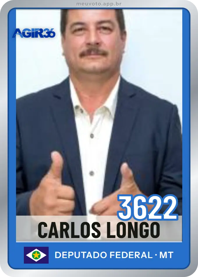 Carta de Carlos Longo, número 3622, Agir