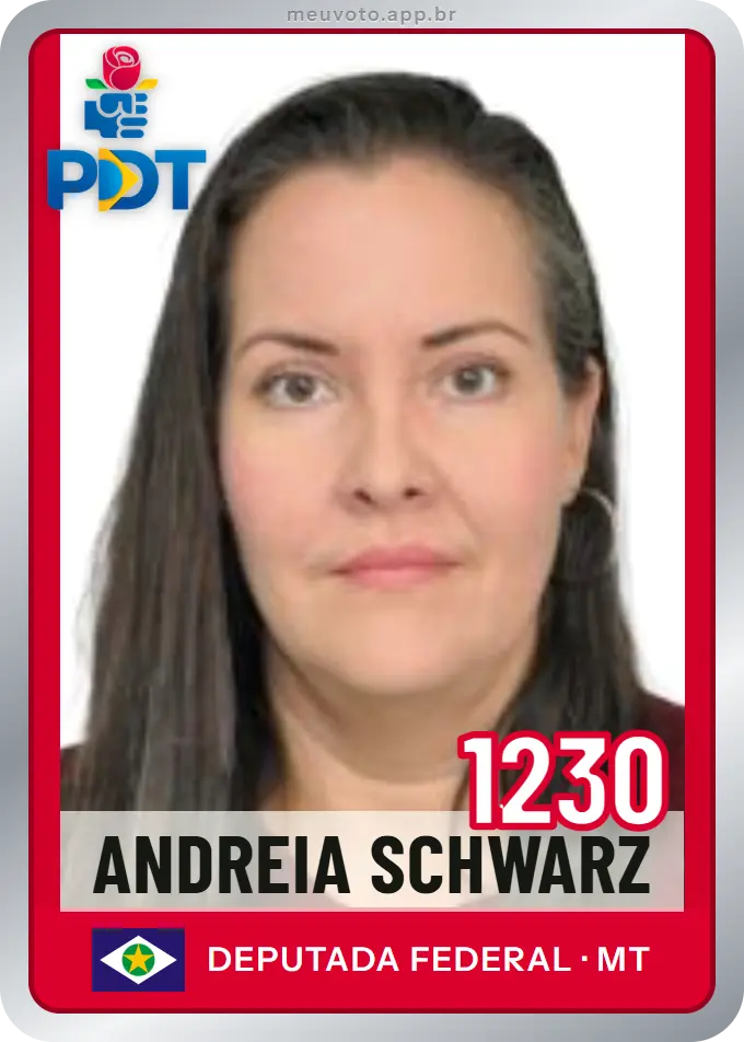 Carta de Andreia Schwarz, número 1230, PDT