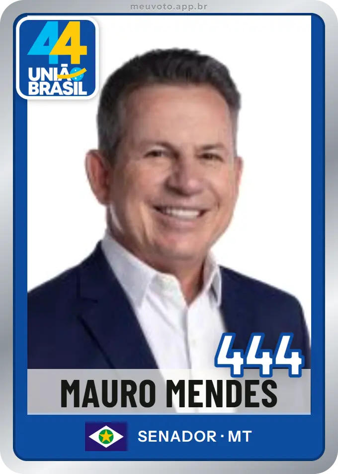 Carta de Mauro Mendes, número 444, União