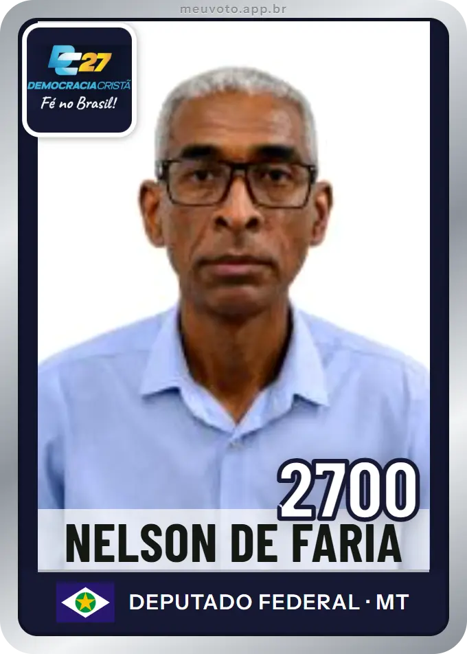 Carta de Nelson de Faria, número 2700, DC