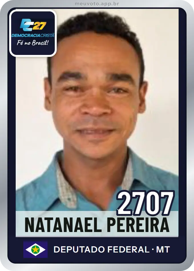 Carta de Natanael Pereira, número 2707, DC