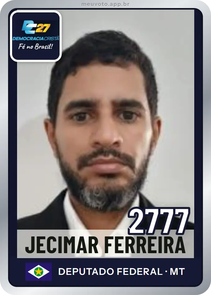 Carta de Jecimar Ferreira, número 2777, DC