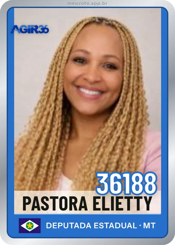 Carta de Pastora Elietty, número 36188, Agir