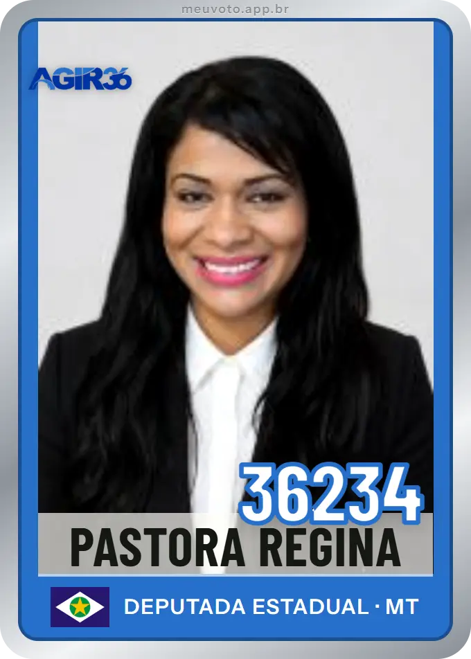 Carta de Pastora Regina, número 36234, Agir