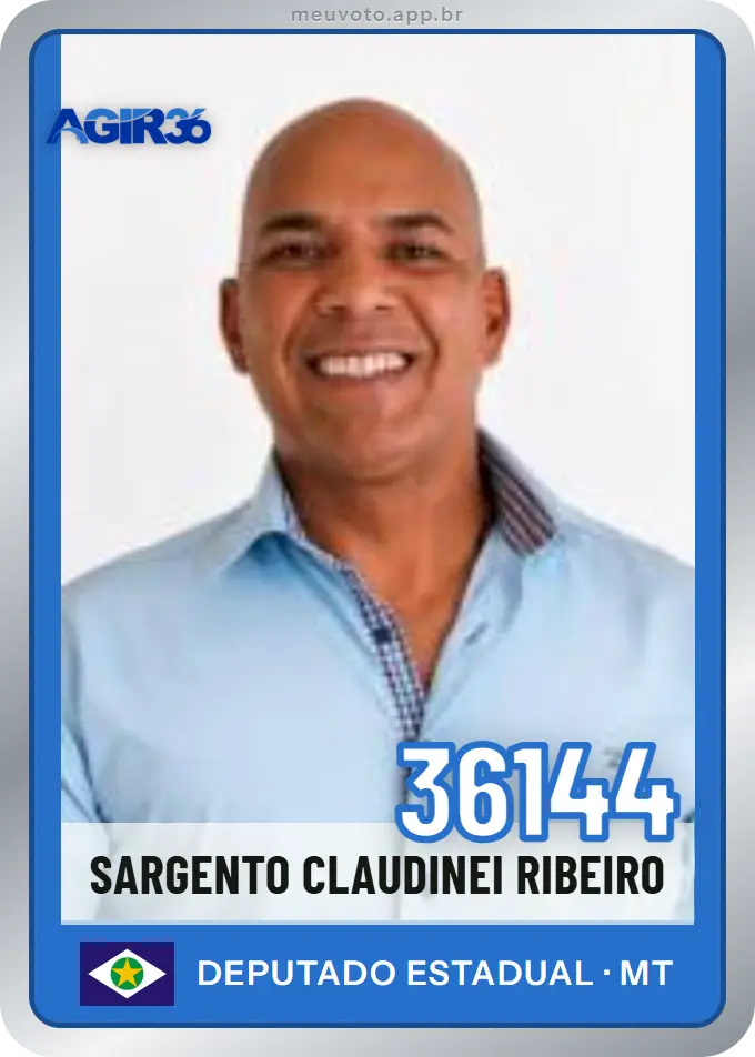 Carta de Sargento Claudinei Ribeiro, número 36144, Agir