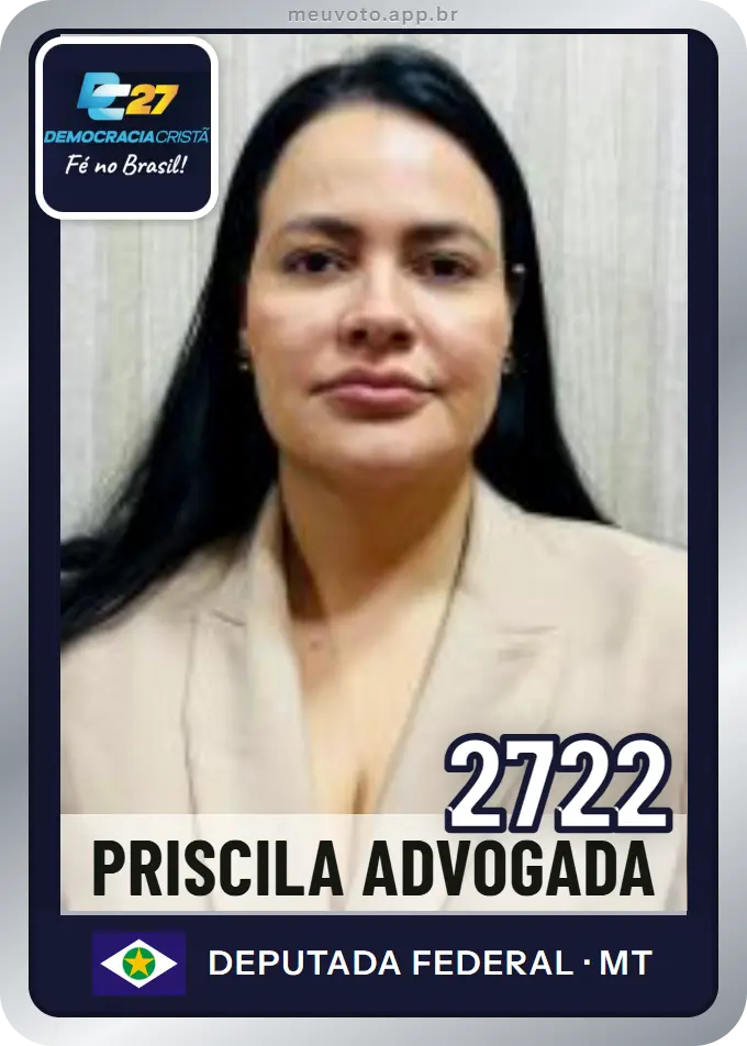 Carta de Priscila Advogada, número 2722, DC