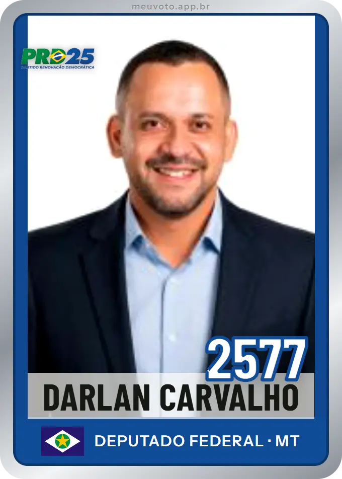 Carta de Darlan Carvalho, número 2577, PRD