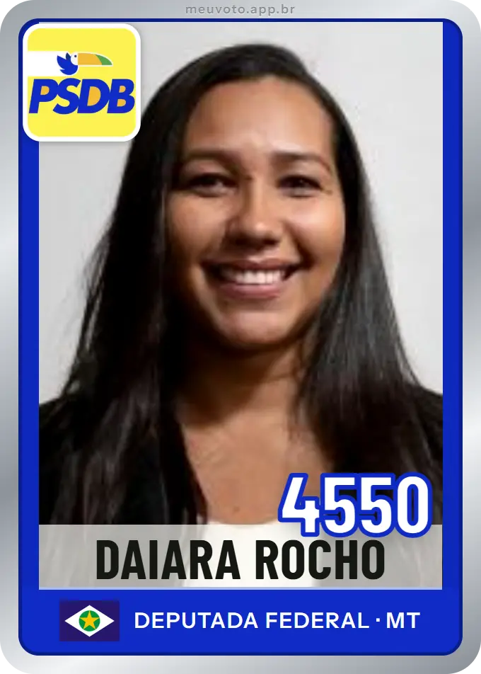 Carta de Daiara Rocho, número 4550, PSDB