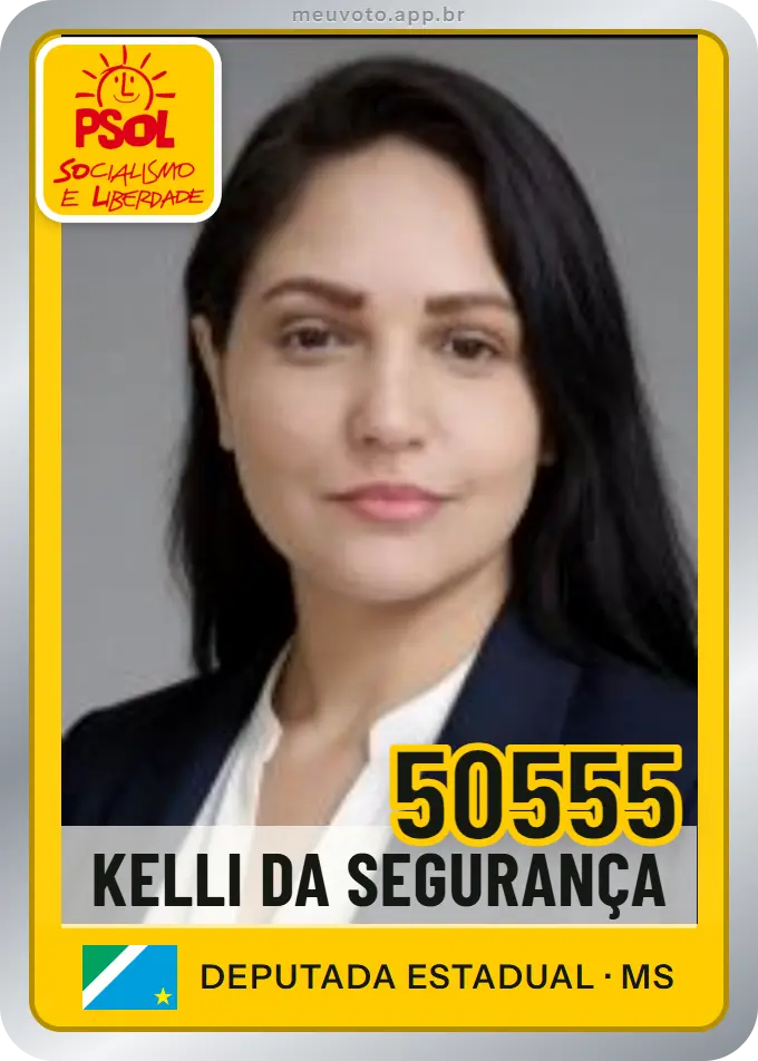 Carta de Kelli da Segurança, número 50555, PSOL