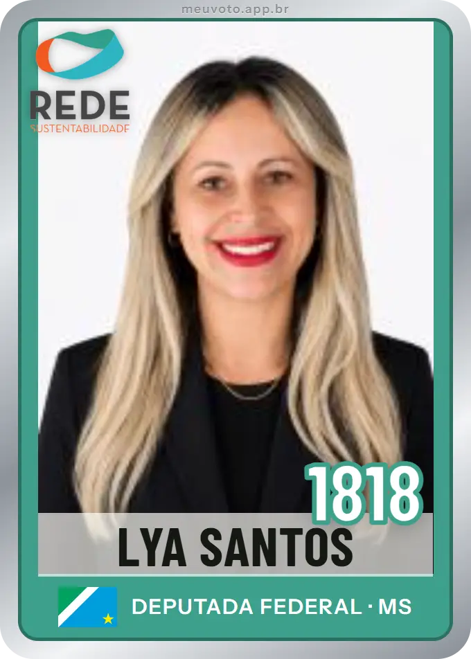 Carta de Lya Santos, número 1818, Rede
