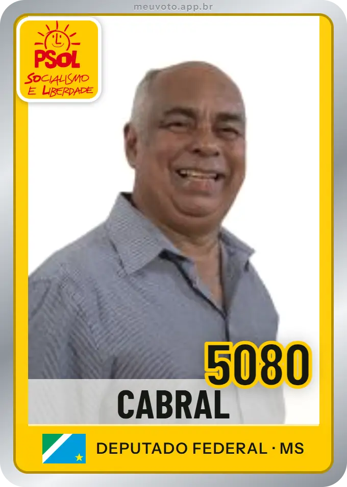 Carta de Cabral, número 5080, PSOL