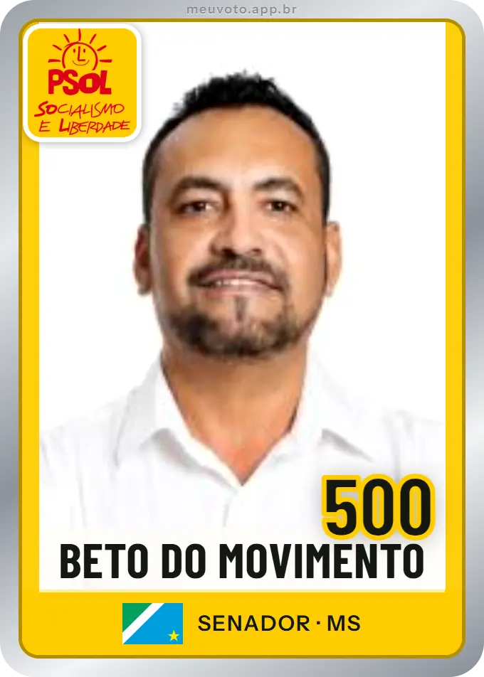 Carta de Beto do Movimento, número 500, PSOL