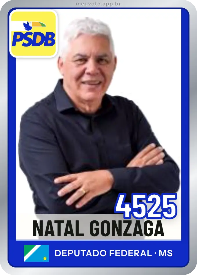 Carta de Natal Gonzaga, número 4525, PSDB