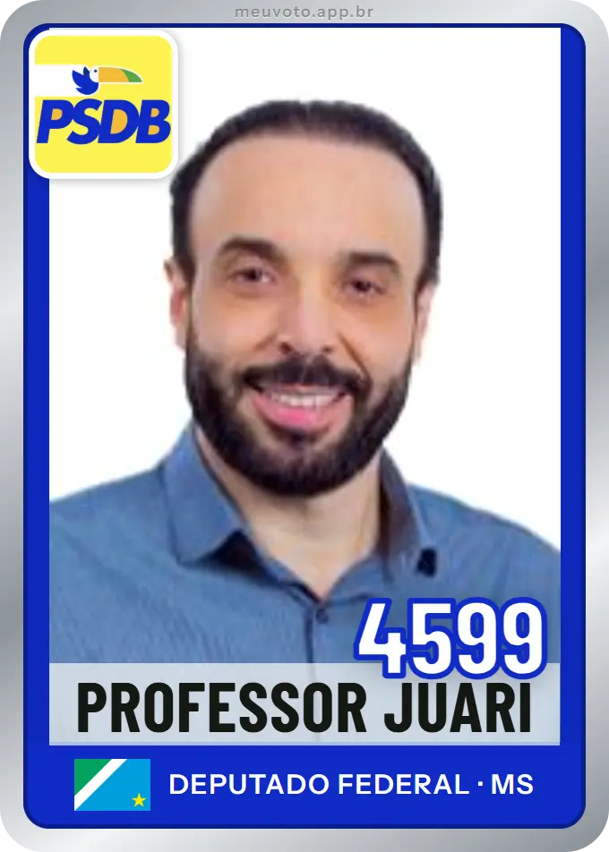 Carta de Professor Juari, número 4599, PSDB