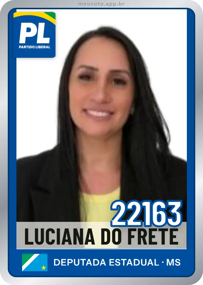 Carta de Luciana do Frete, número 22163, PL