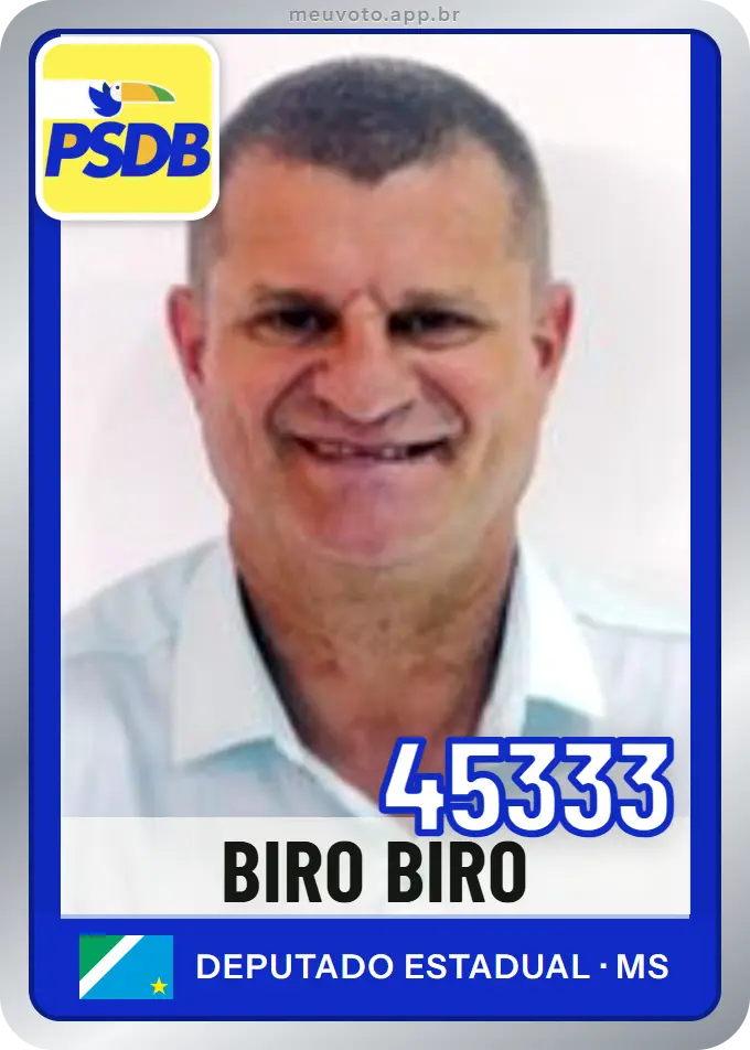 Carta de Biro Biro, número 45333, PSDB