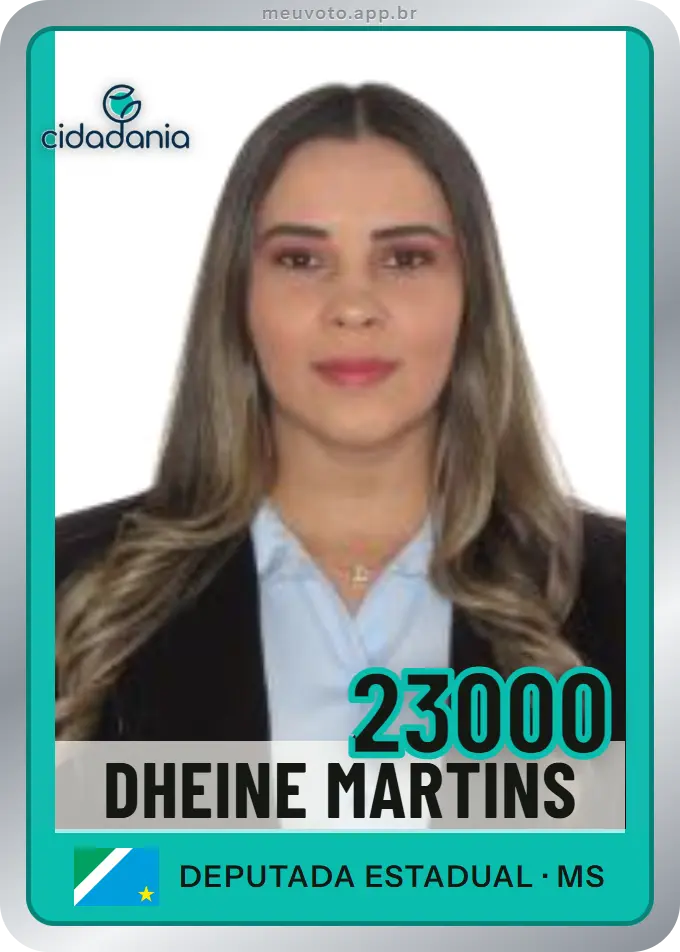 Carta de Dheine Martins, número 23000, Cidadania