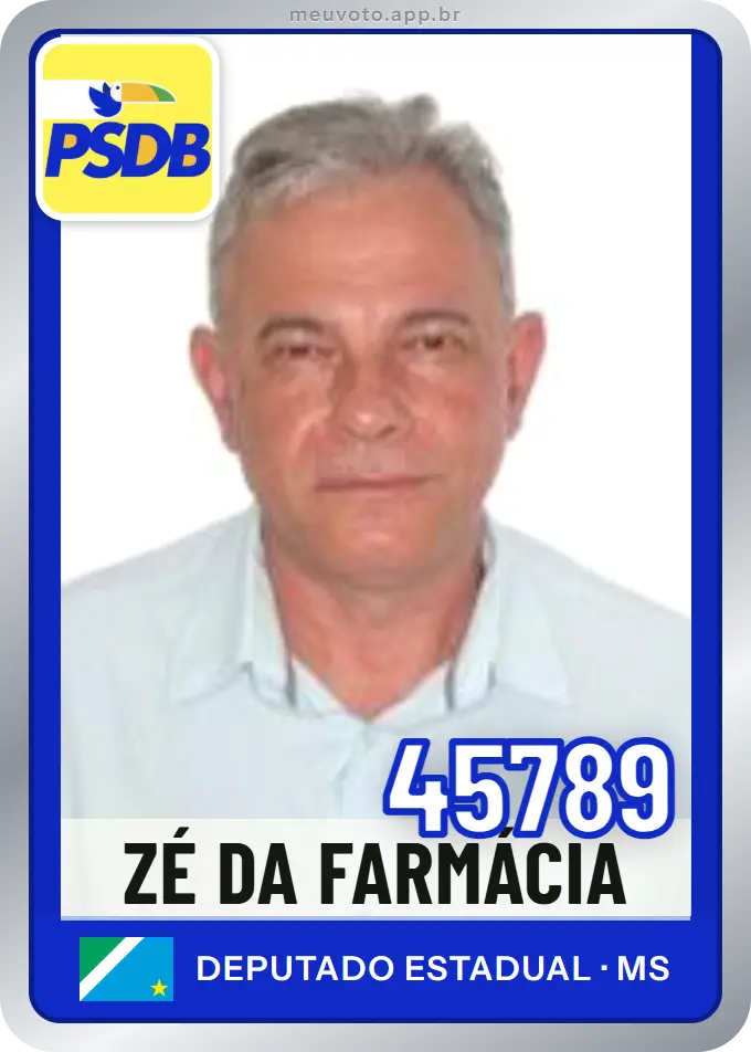 Carta de Zé da Farmácia, número 45789, PSDB