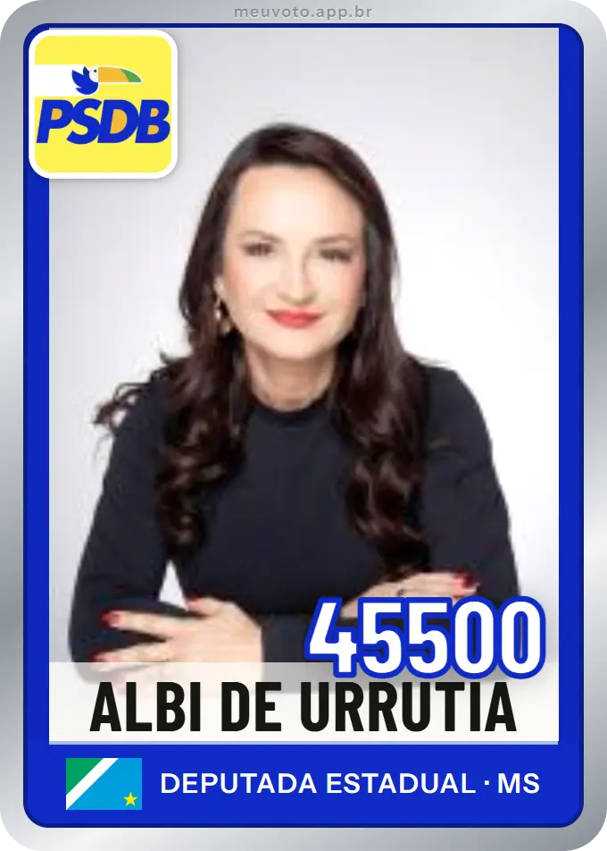 Carta de Albi de Urrutia, número 45500, PSDB