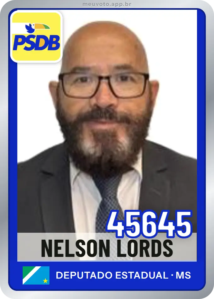 Carta de Nelson Lords, número 45645, PSDB