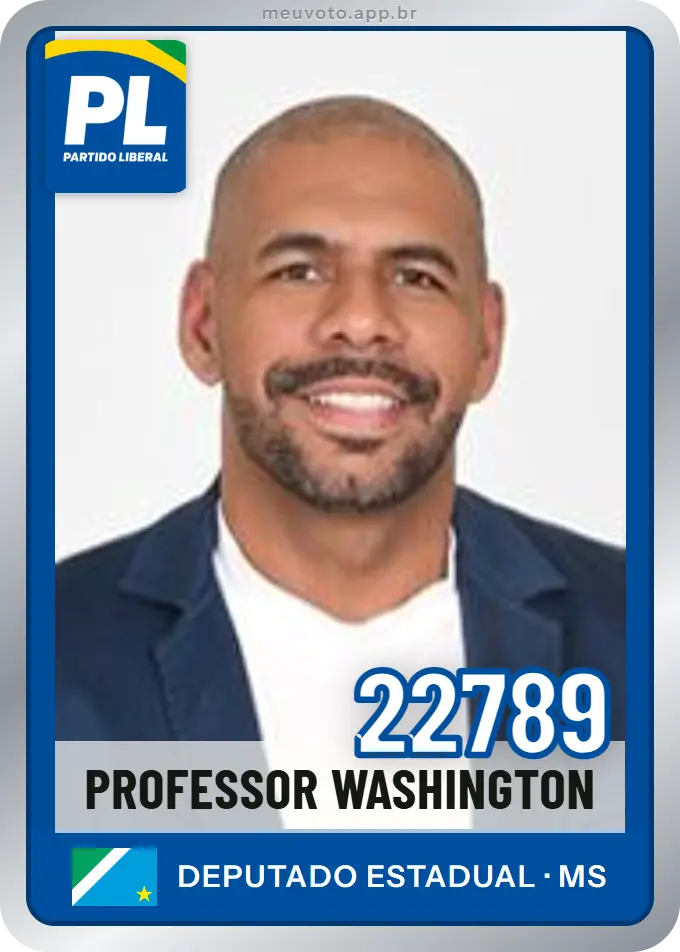 Carta de Professor Washington, número 22789, PL