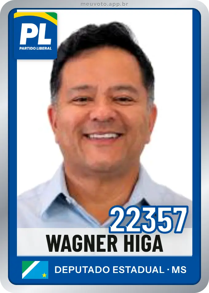Carta de Wagner Higa, número 22357, PL