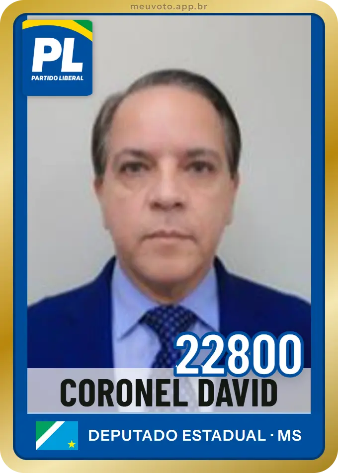 Carta de Coronel David, número 22800, PL