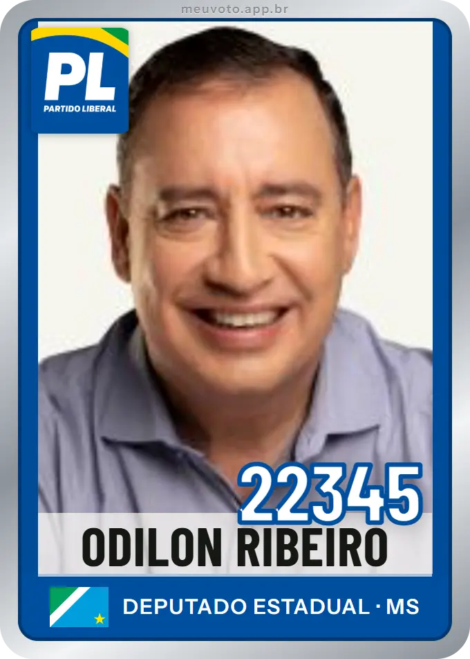 Carta de Odilon Ribeiro, número 22345, PL