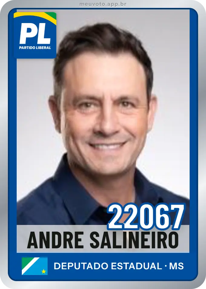 Carta de Andre Salineiro, número 22067, PL