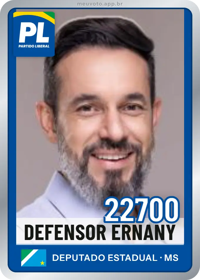 Carta de Defensor Ernany, número 22700, PL