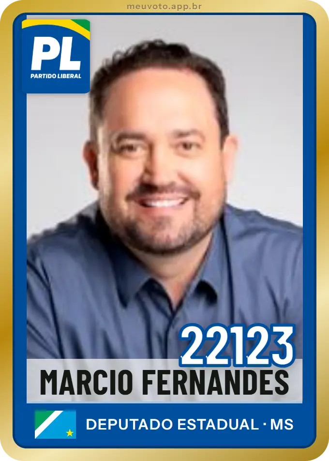 Carta de Marcio Fernandes, número 22123, PL