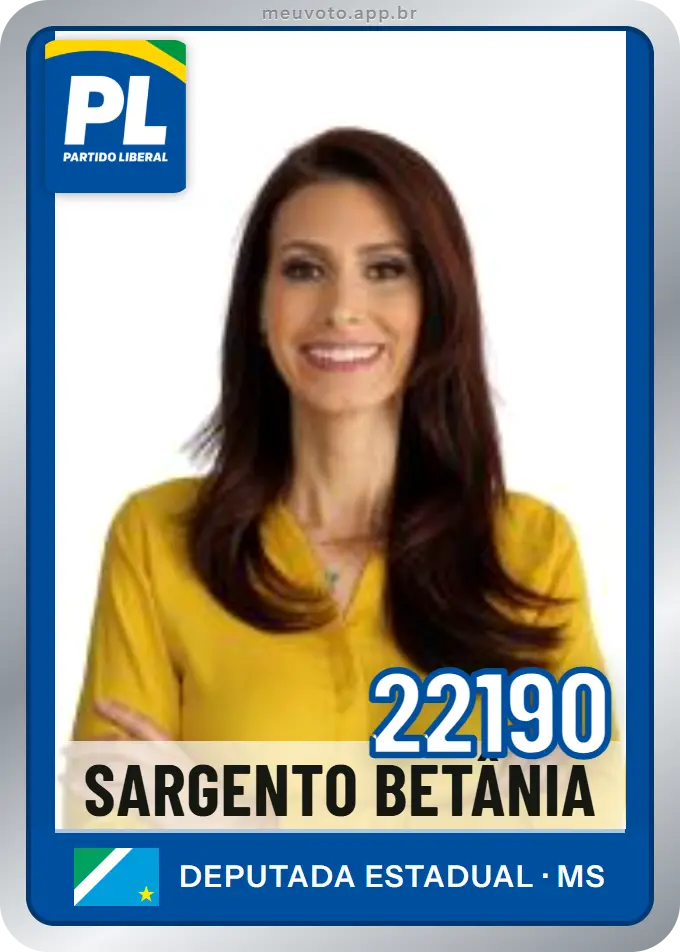Carta de Sargento Betânia, número 22190, PL