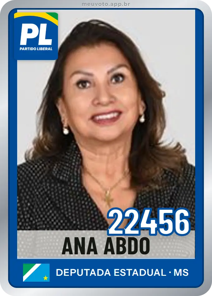Carta de Ana Abdo, número 22456, PL