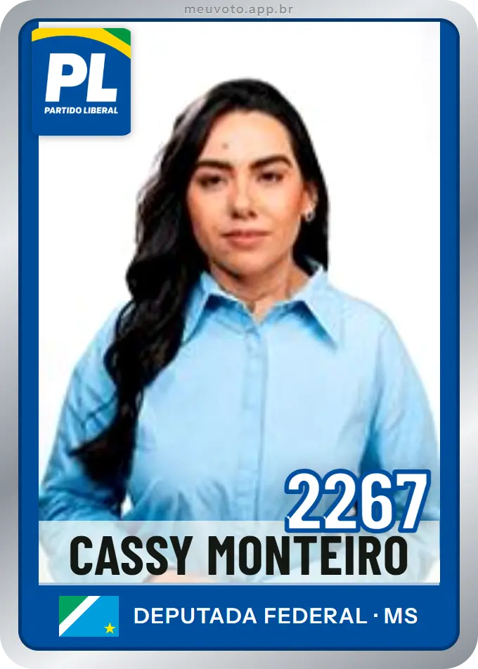 Carta de Cassy Monteiro, número 2267, PL