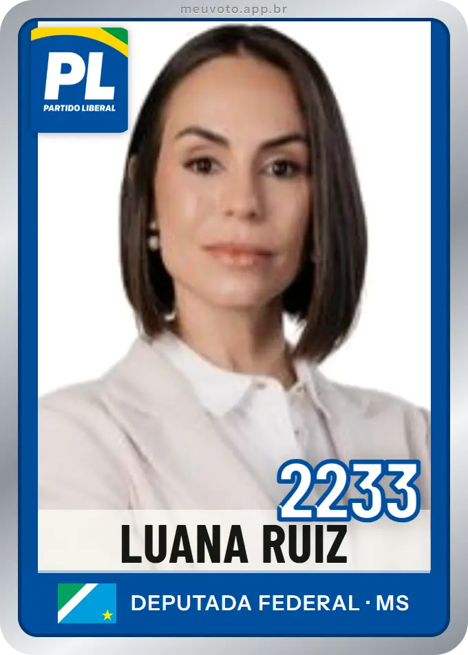 Carta de Luana Ruiz, número 2233, PL