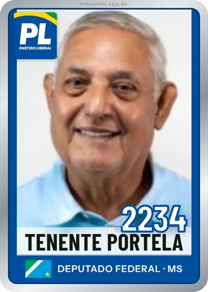 Carta de Tenente Portela, número 2234, PL
