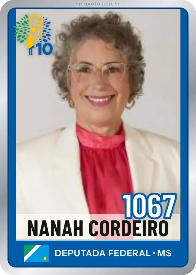 Carta de Nanah Cordeiro, número 1067, Republicanos