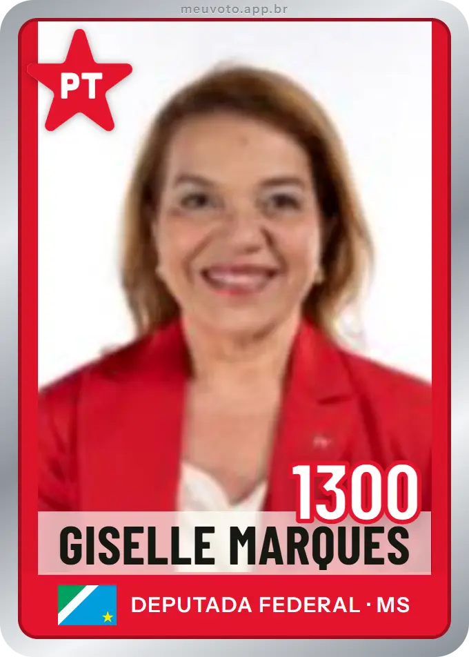 Carta de Giselle Marques, número 1300, PT